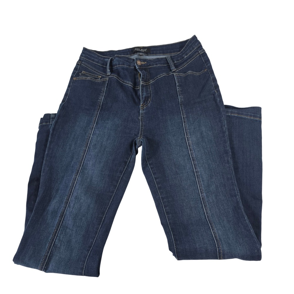 Judy Blue Dark Wash High Rise Flare Seam Front Jeans JB8897 Size 15/32